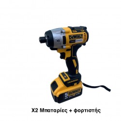 Dewalt DCF887 Παλμικό κατσαβίδι 24v με 2 μπαταρίες 5ah