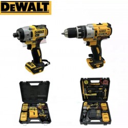 SET BRUSHLESS DEWALT ΔΡΑΠΑΝΟΚΑΤΣΑΒΙΔΟ+ΠΑΛΜΙΚΟ ΚΑΤΣΑΒΙΔΙ DEWALT 24V LI-ION+4 ΜΠΑΤΑΡΙΕΣ