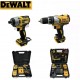 SET BRUSHLESS DEWALT ΔΡΑΠΑΝΟΚΑΤΣΑΒΙΔΟ+ΠΑΛΜΙΚΟ ΚΑΤΣΑΒΙΔΙ DEWALT 24V LI-ION+4 ΜΠΑΤΑΡΙΕΣ