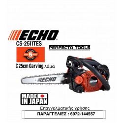 ECHO CS-2511 TESC 25CM CARVING ΚΛΑΔΕΥΤΙΚΌ ΑΛΥΣΟΠΡΊΟΝΟ ΒΕΝΖΊΝΗΣ 2.3KG ΜΕ ΛΆΜΑ CARVING 25CM